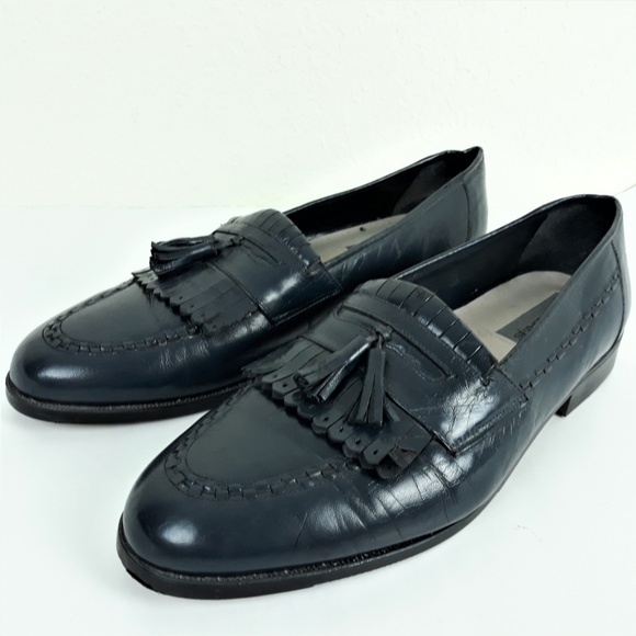 navy blue stacy adams shoes